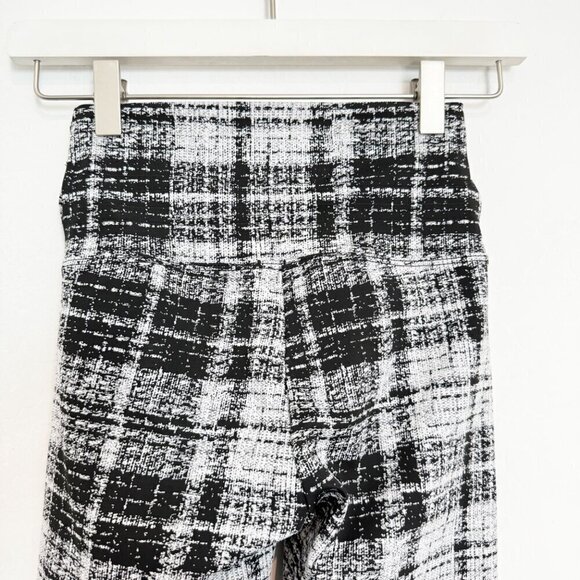 ONA by Yoon High Rise Pull On Plaid Print Athletic Leggings Workout Pant Size XS - Picture 8 of 11